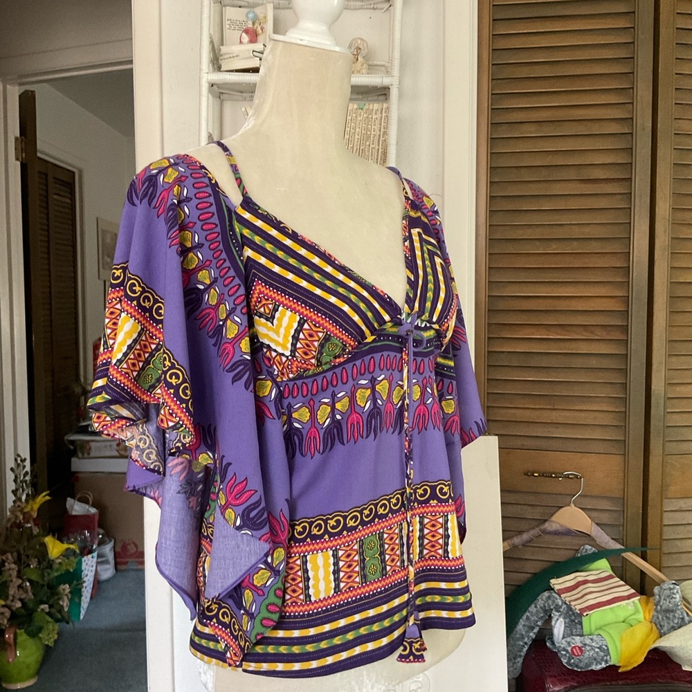 Farm Rio P/XS top/blouse - Picture 11 of 16